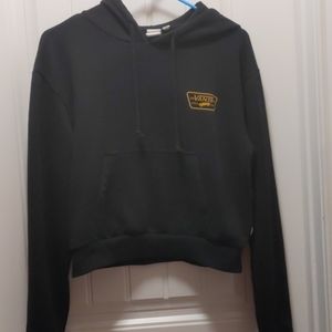A black vans hoddie
